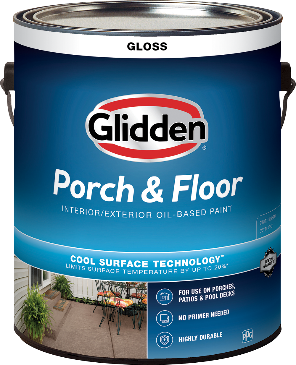 GLIDDEN® Cool Surface Porch & Floor Interior/Exterior Oil Based Paint