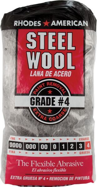 Product image of HOMAX® RHODES AMERICAN® Steel Wool - Grade #4, Extra Coarse