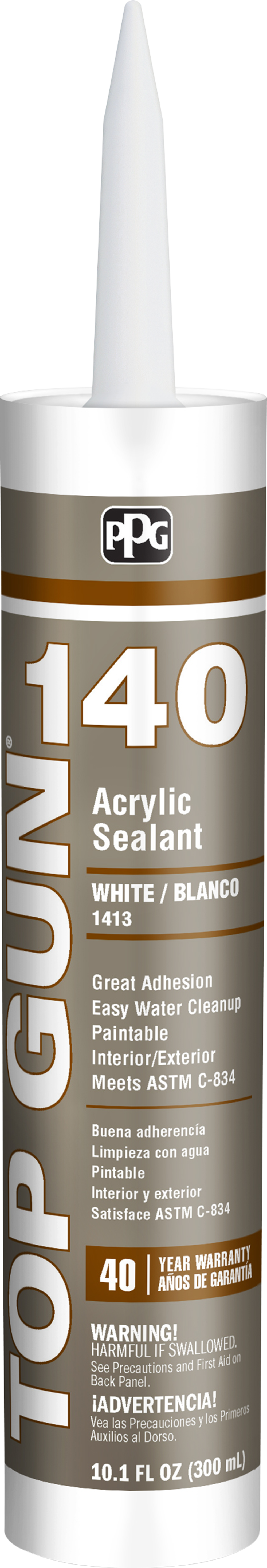 TOP GUN® 140 Interior/Exterior Acrylic Latex Sealant