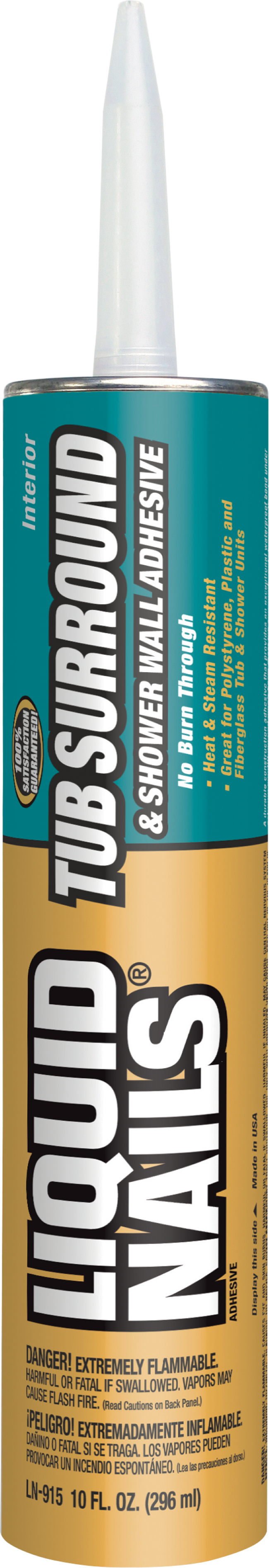LIQUID NAILS® Tub Surround & Shower Interior Wall Adhesive - Solvent Based