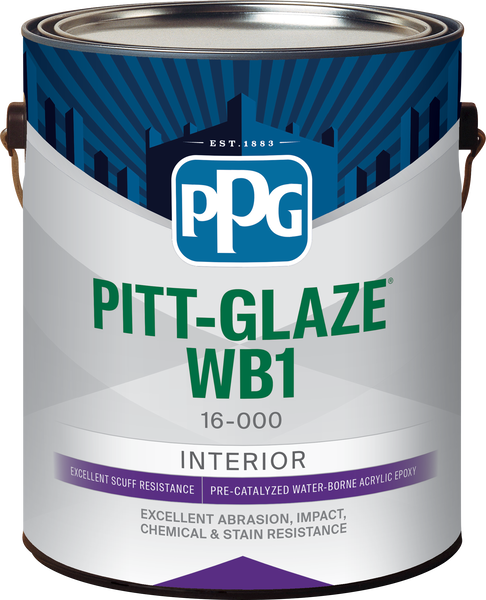 Product image of PITT-GLAZE® WB1 Interior Pre-Catalyzed Water-Borne Acrylic Epoxy