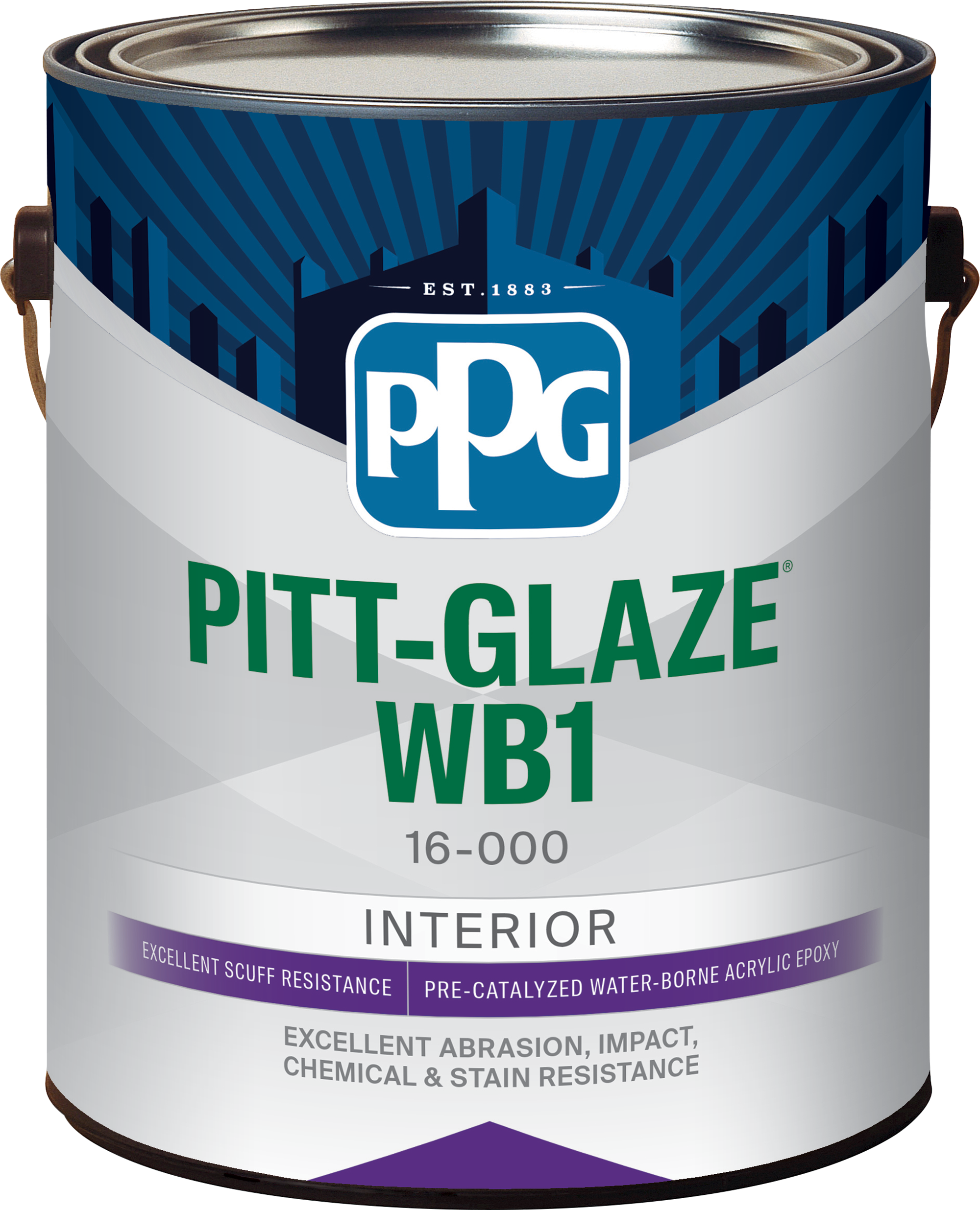PITT-GLAZE® WB1 Interior Pre-Catalyzed Water-Borne Acrylic Epoxy