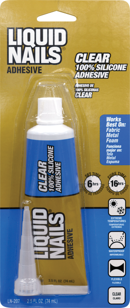 Product image of LIQUID NAILS® Clear Small Projects Silicone Interior & Exterior Adhesive